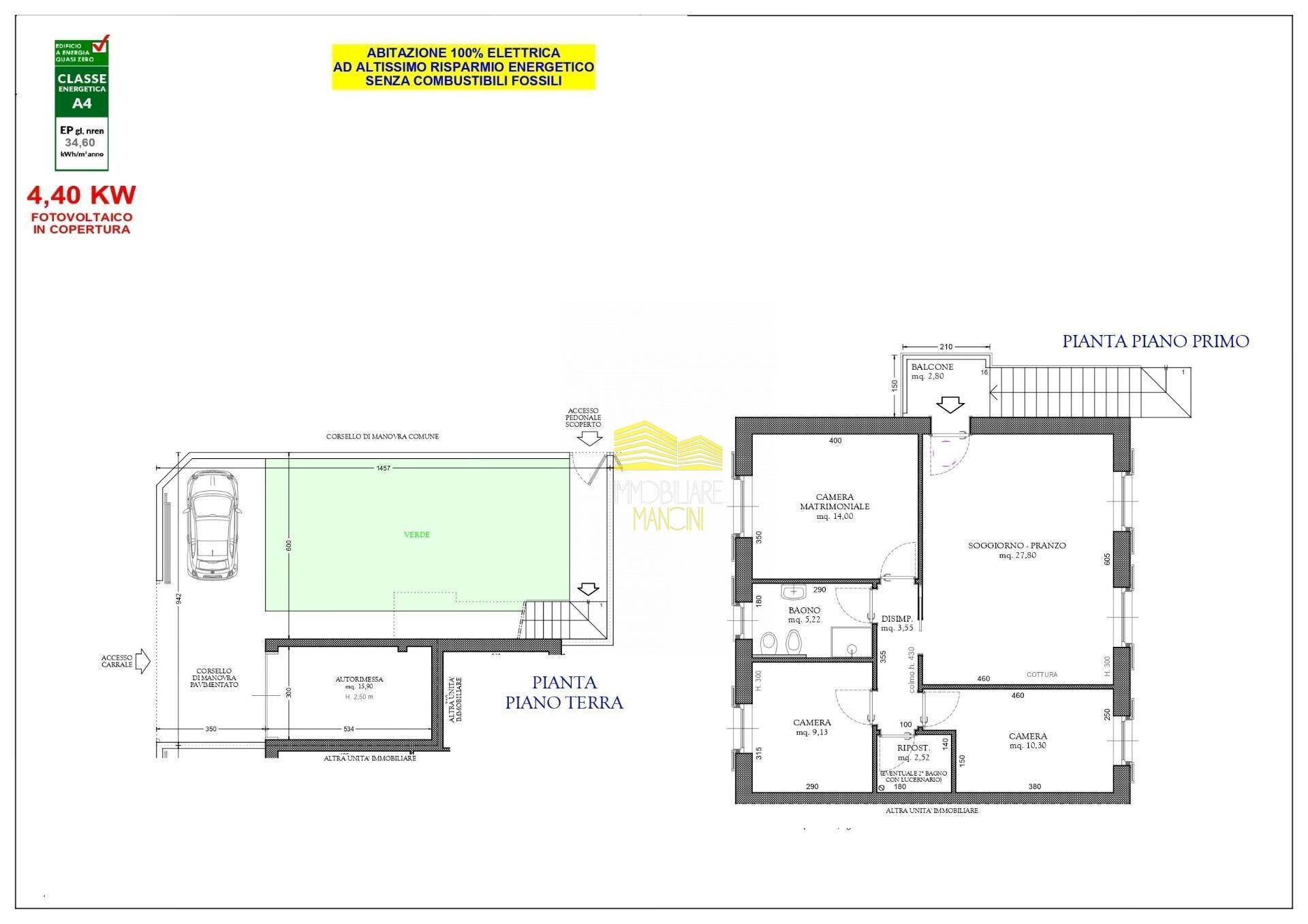 Foto 2 - Appartamento VIA XXV APRILE, Filago - planimetria 1