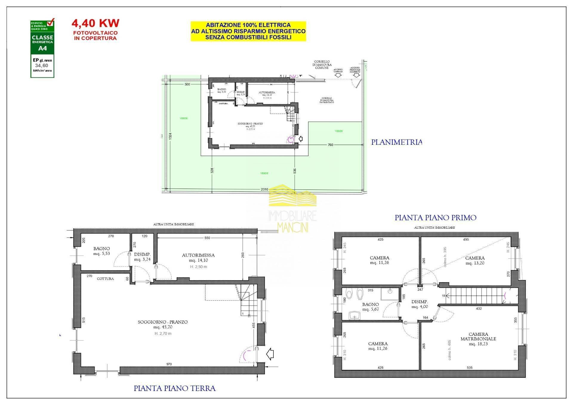 Foto 2 - Villa VIA XXV APRILE, Filago - planimetria 1