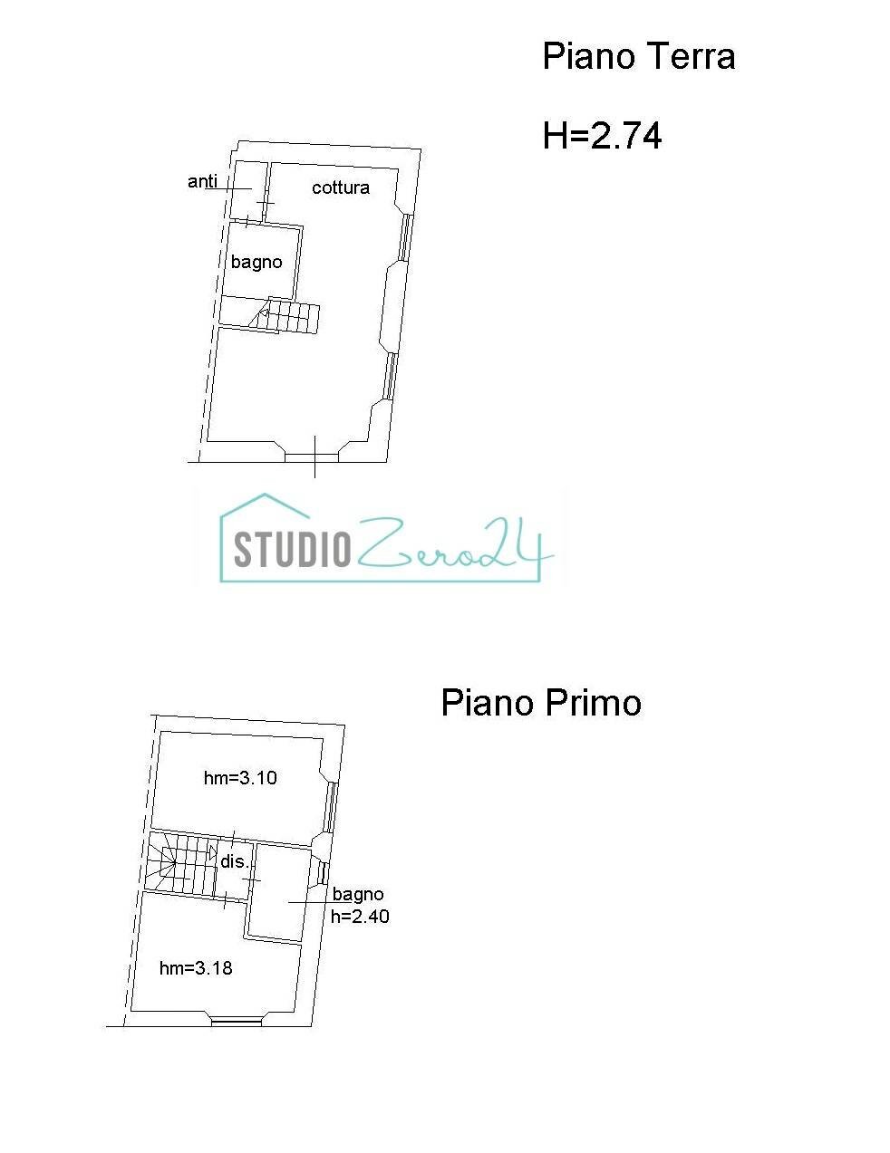 Foto 20 - Semi-detached house via del campo, Seravezza - floor plans 1