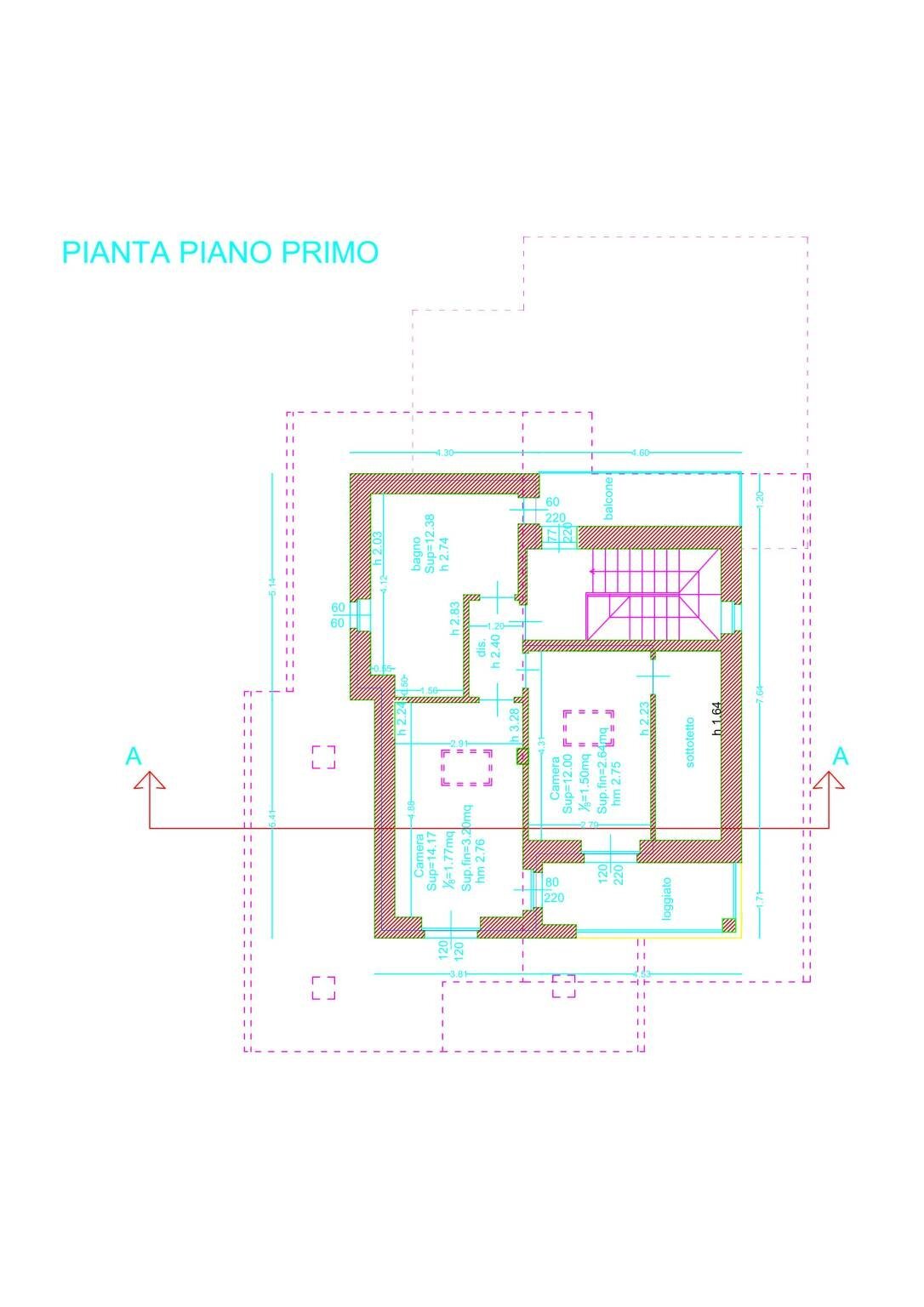 Villa Località Porotti, Villanova Mondovì - planimetria 1