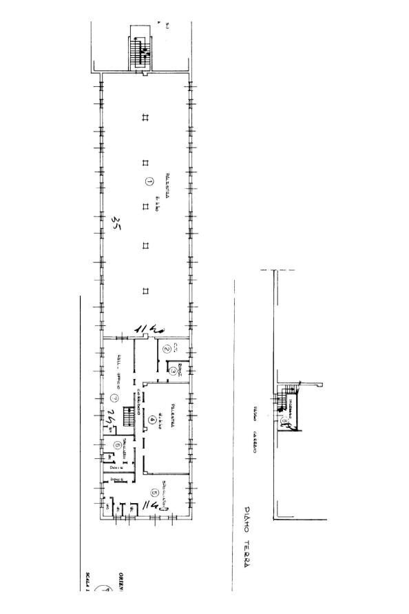Capannone via Arese, 98, Rho - planimetria 1
