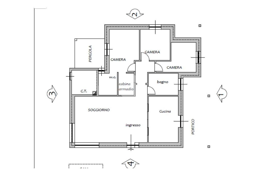 Villa Via Piombeis, Benna - floor plans 1
