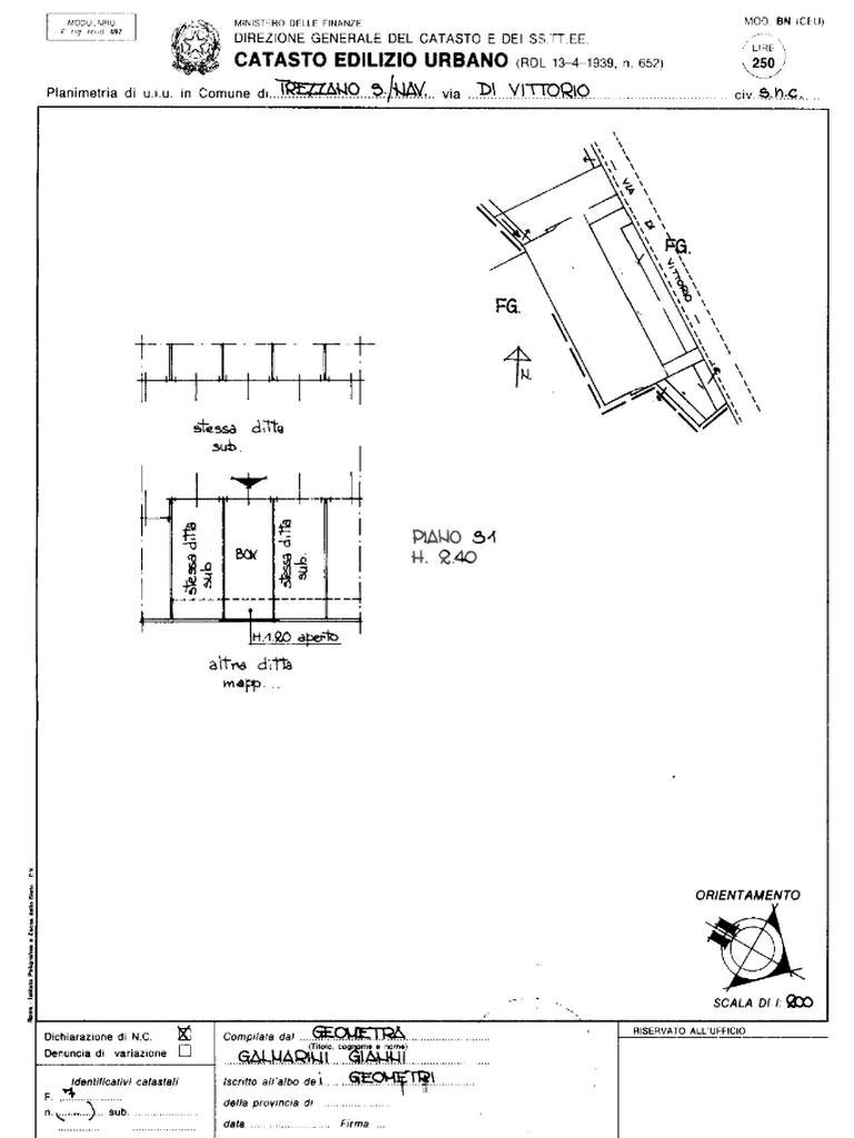 Box Via Giuseppe Di Vittorio, Trezzano sul Naviglio - floor plans 1