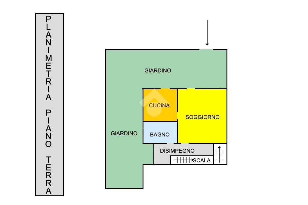 Four-room apartment Via Francesco Borromini, Reggio nell'Emilia - floor plans 1
