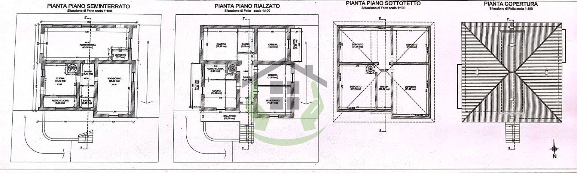 Foto 9 - Casa indipendente Contrada Crocifisso, Castignano - planimetria 1