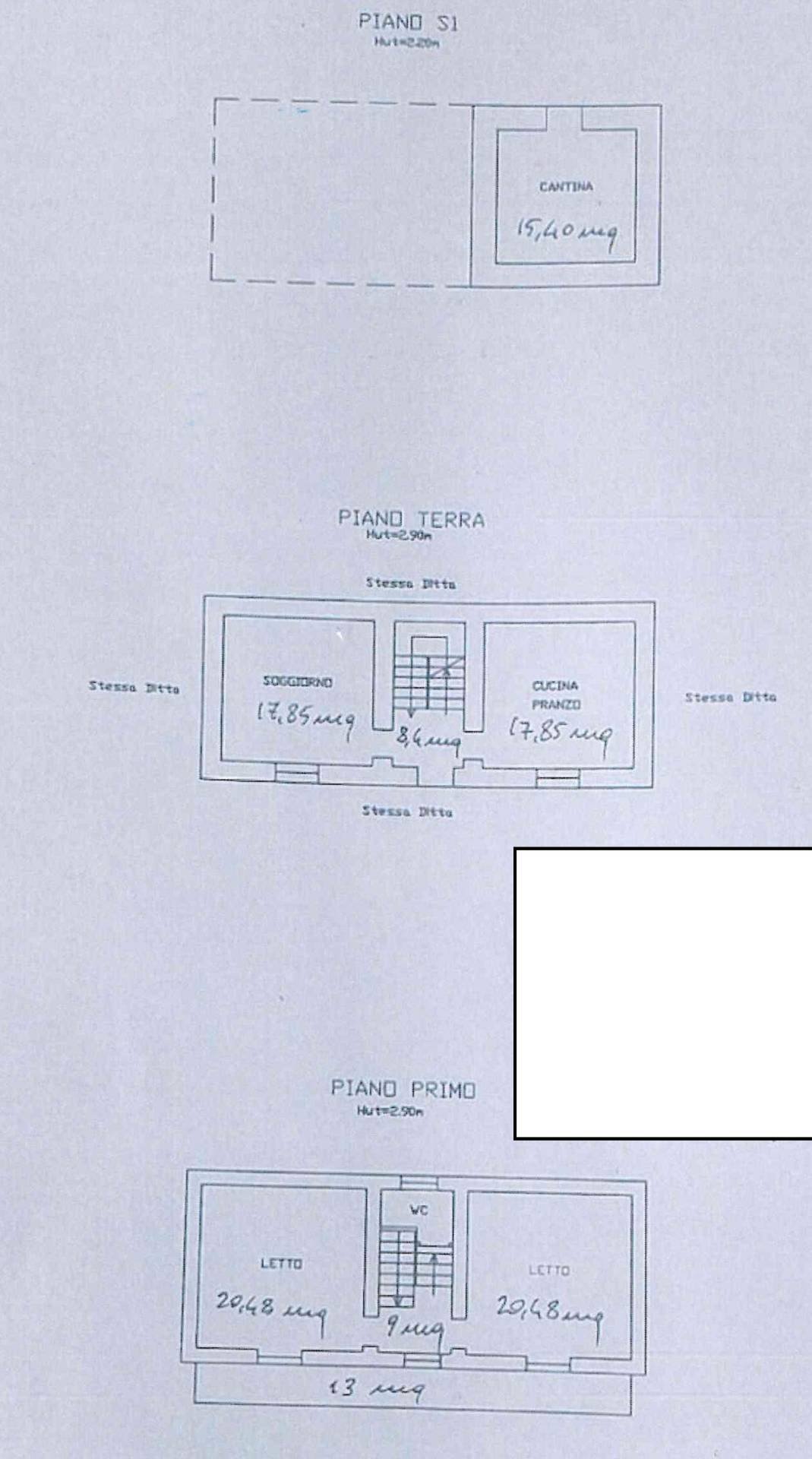 Foto 5 - Casa indipendente contrada tesoro, Ariano Irpino - planimetria 1