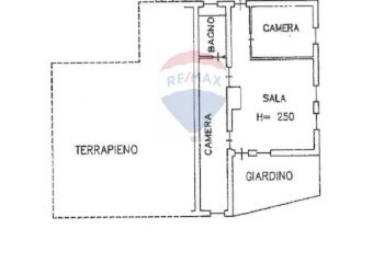 Pianta 2D - Two-room apartment Via La Piana
 
snc, Craveggia - photo 14