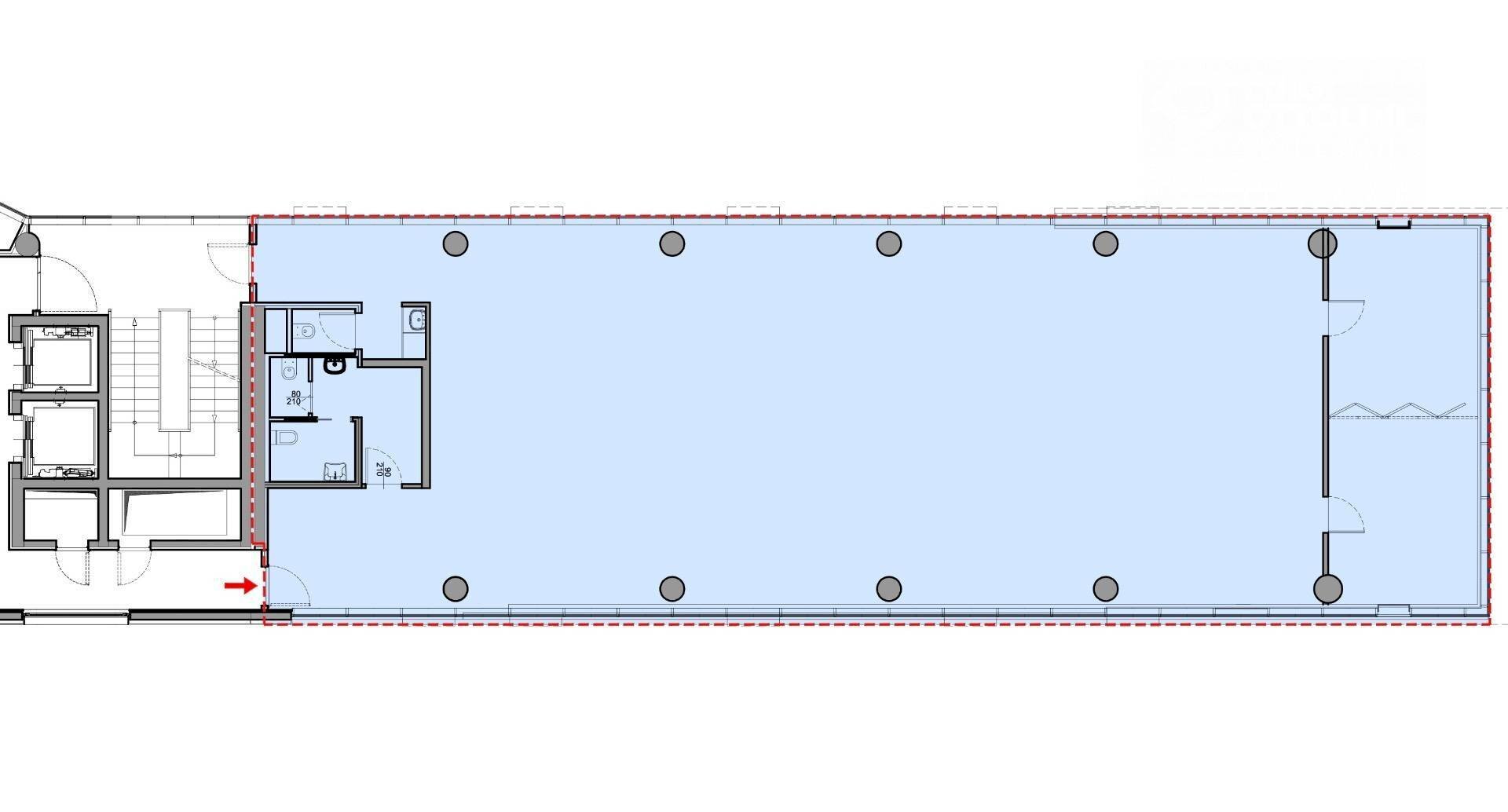 Foto 37 - Ufficio Via Autostrada, Bergamo - planimetria 1