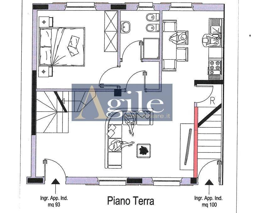 Foto 16 - Apartment VIA ANNIBAL CARO, Porto San Giorgio - floor plans 1