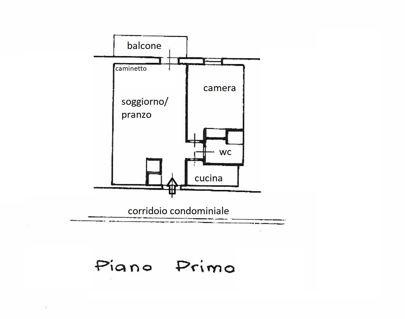 Bilocale via degli Appennini, 77, Rieti - planimetria 1