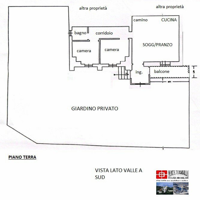 Trilocale via dell'Anello, Rieti - planimetria 1