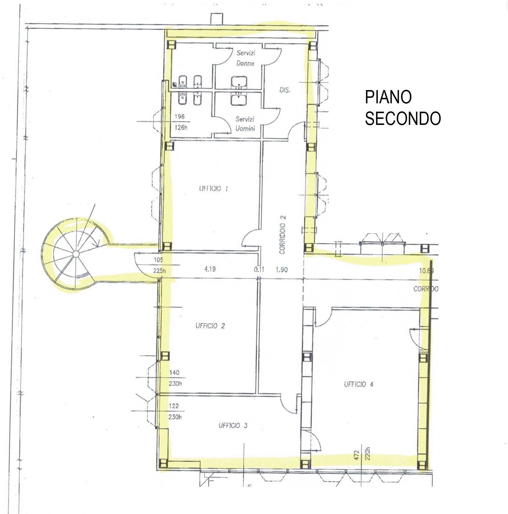 Ufficio via grafica, Ozzano dell'Emilia - planimetria 1