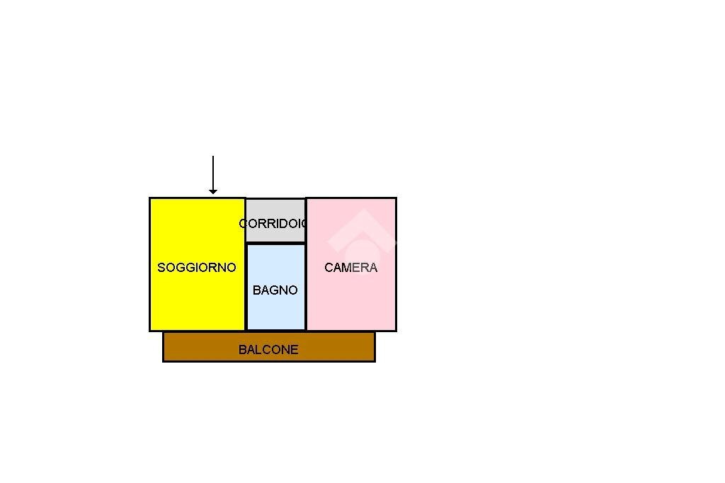 Two-room apartment Via rametti, Giaveno - floor plans 1
