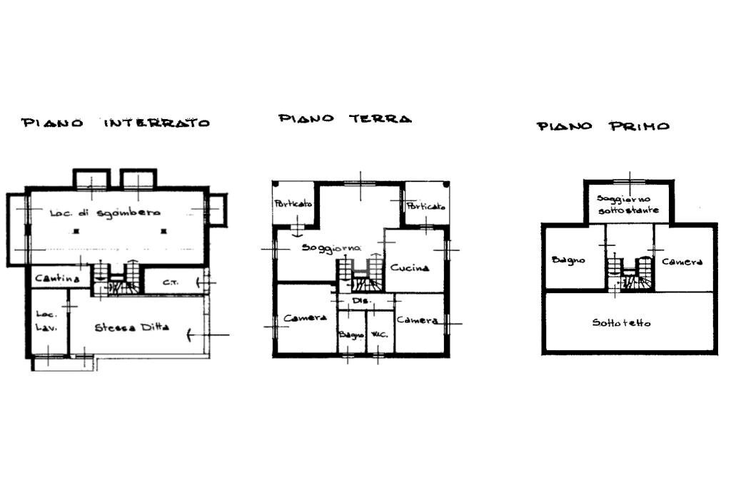 Villa Via buttigliera, Moriondo Torinese - floor plans 1