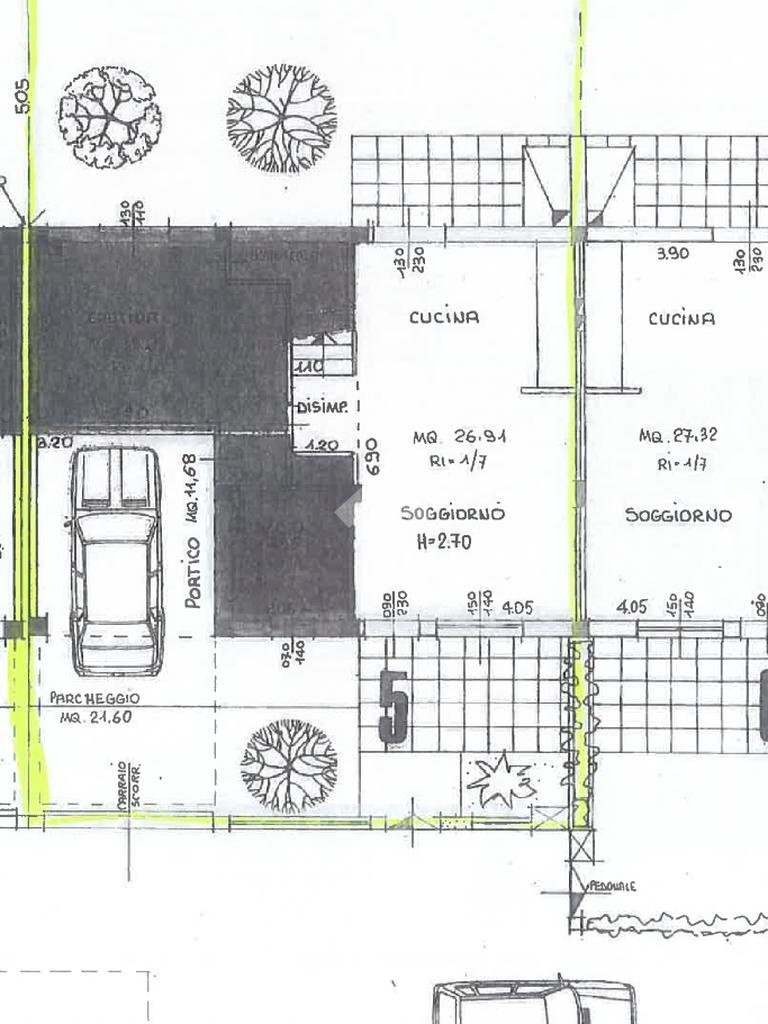 Villa a Schiera Via Eulero, Cesenatico - planimetria 1