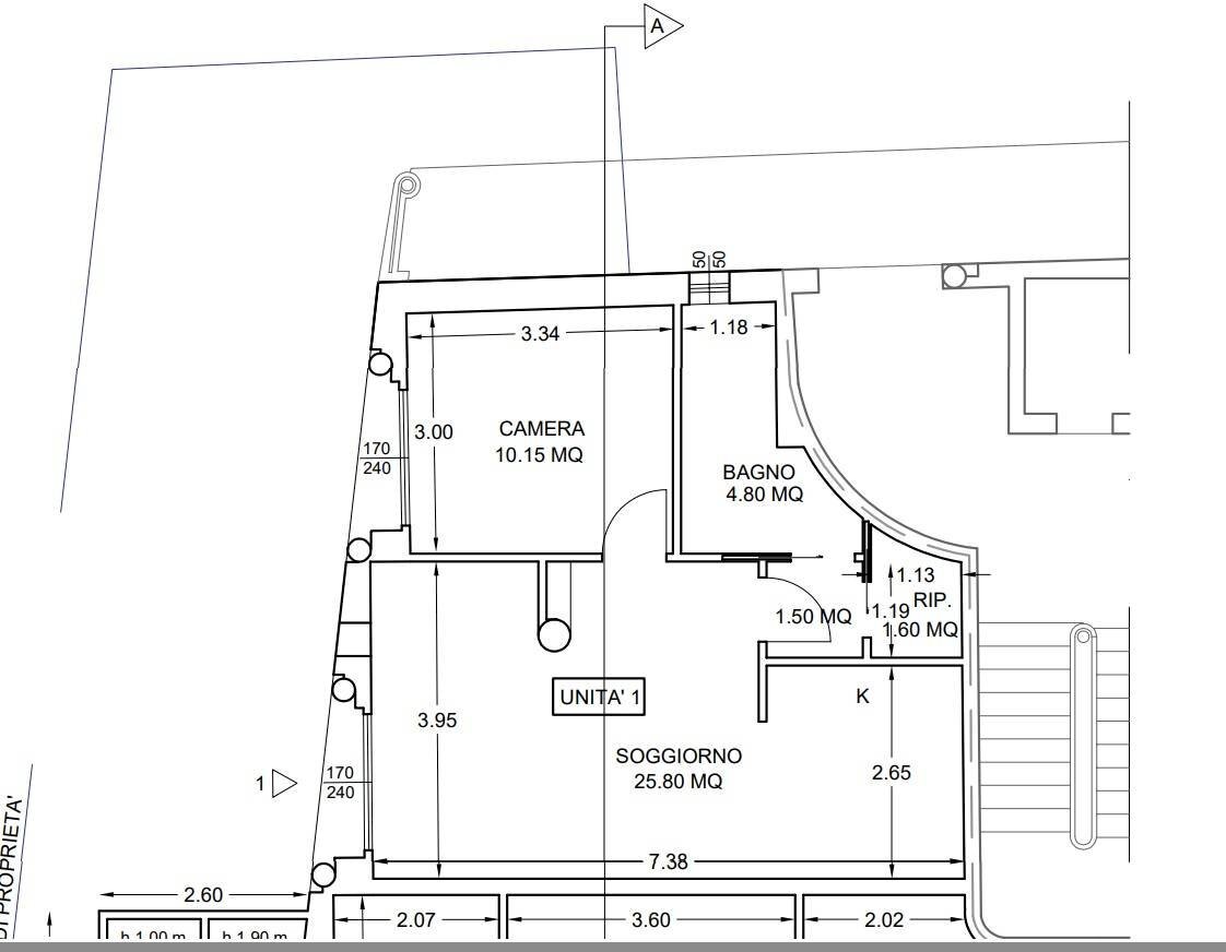 Foto 3 - Two-room apartment VIA LIBERTA
 
34, Golfo Aranci - floor plans 1