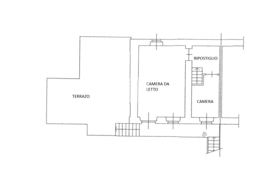 Casa semi indipendente Via Borgia, Bagnolo Piemonte - planimetria 1