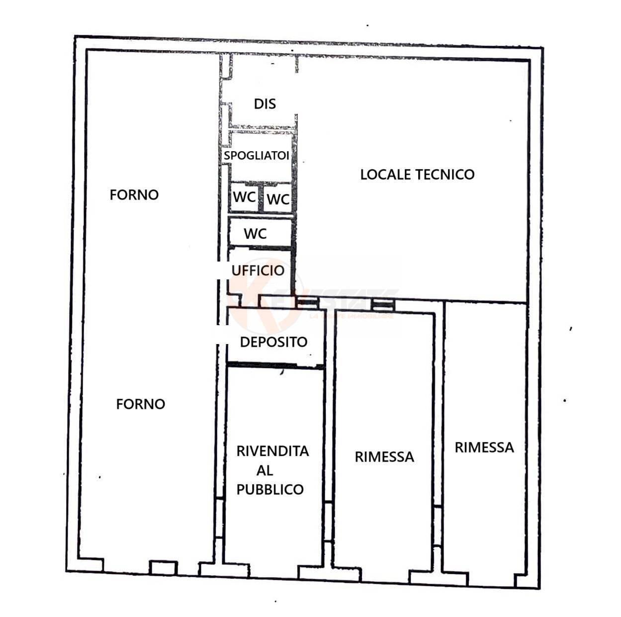 Foto 33 - Attività Commerciale via Roma
 
49, Osilo - planimetria 1