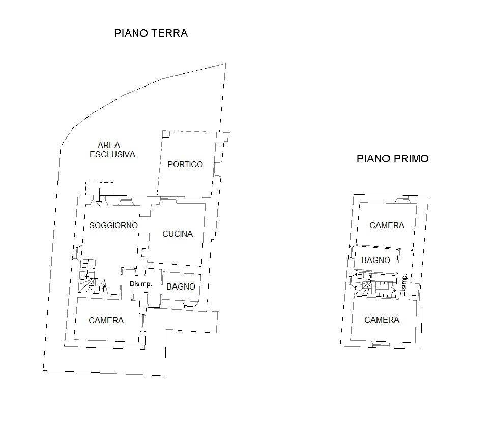 Foto 33 - Casa semi indipendente Via Caselle, Podenzano - planimetria 1
