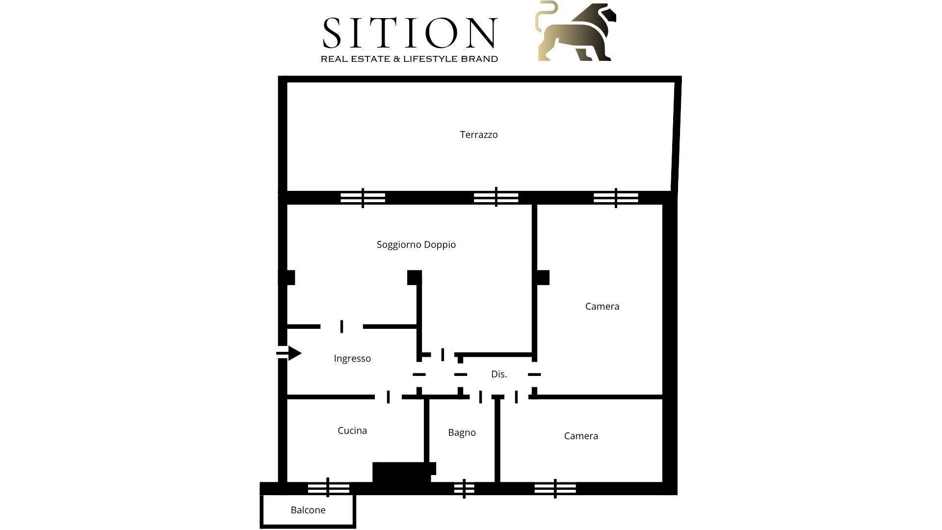 Foto 22 - Trilocale Via Ponte Seveso
 
30, Milano - planimetria 1