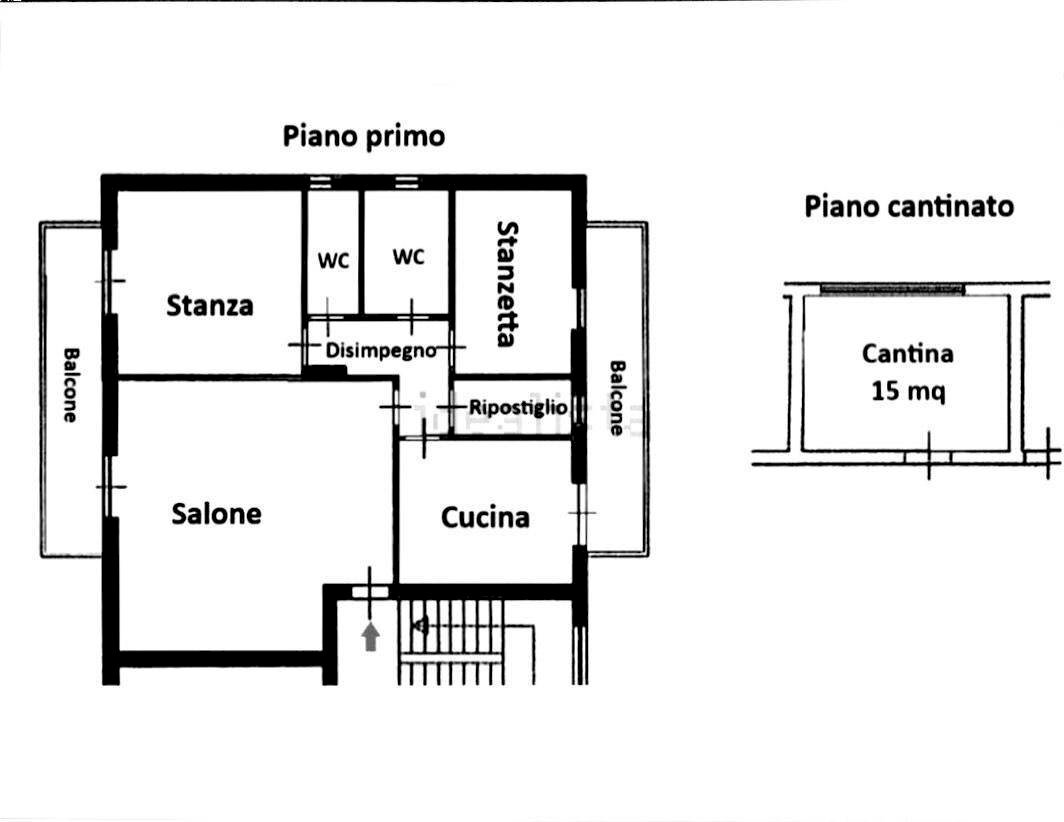 Foto 21 - Appartamento Via Salvatore Quasimodo
 
14, Terrasini - planimetria 1
