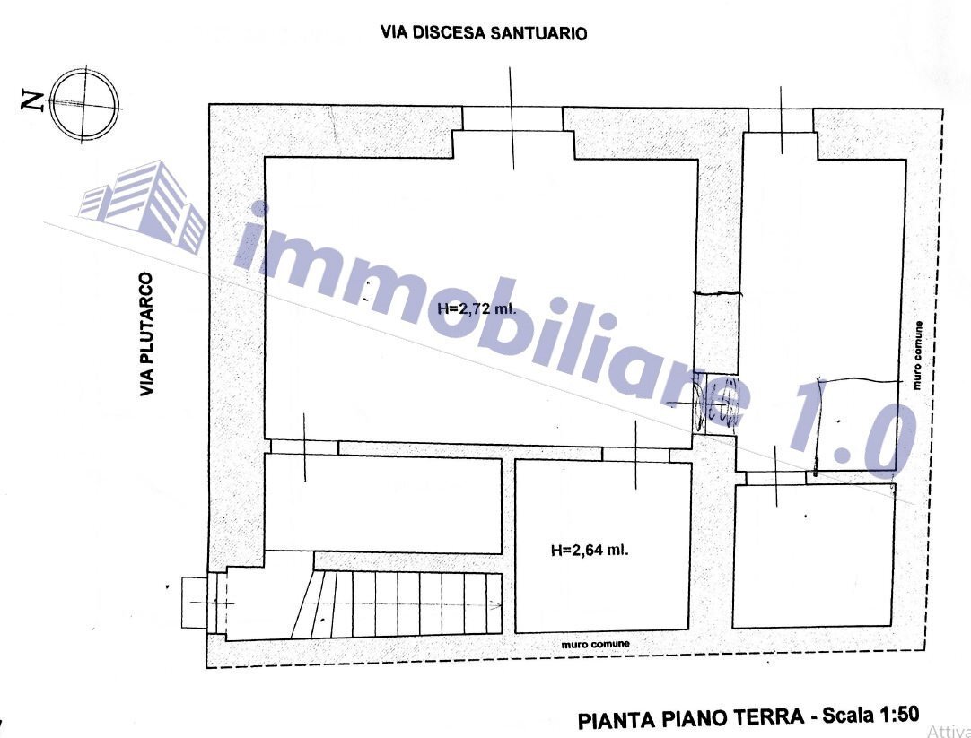 Independent house via Discesa Santuario, 1, Alcamo - floor plans 1