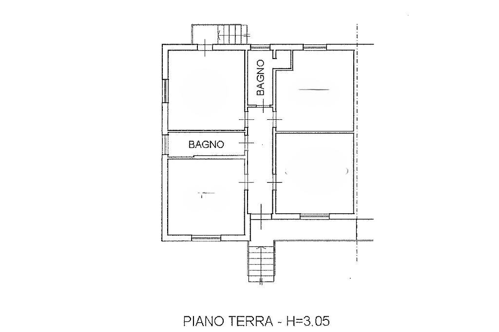 Porzione di casa Via Sacramora, Rimini - planimetria 1