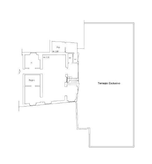 Foto 39 - Quadrilocale Piazza Dei Ponziani, Roma - planimetria 1