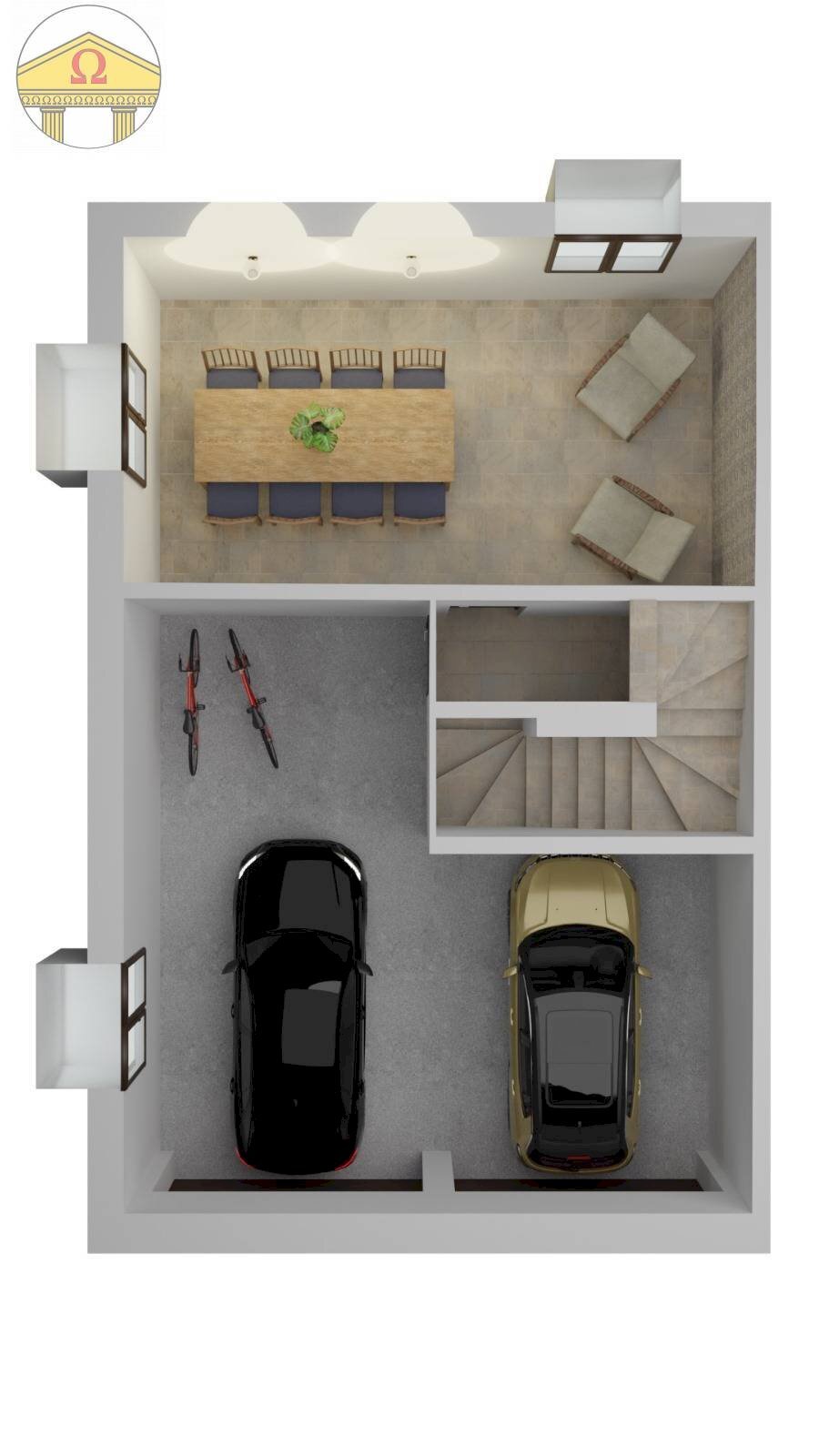 Foto 13 - Casa semi indipendente Arcade - planimetria 1