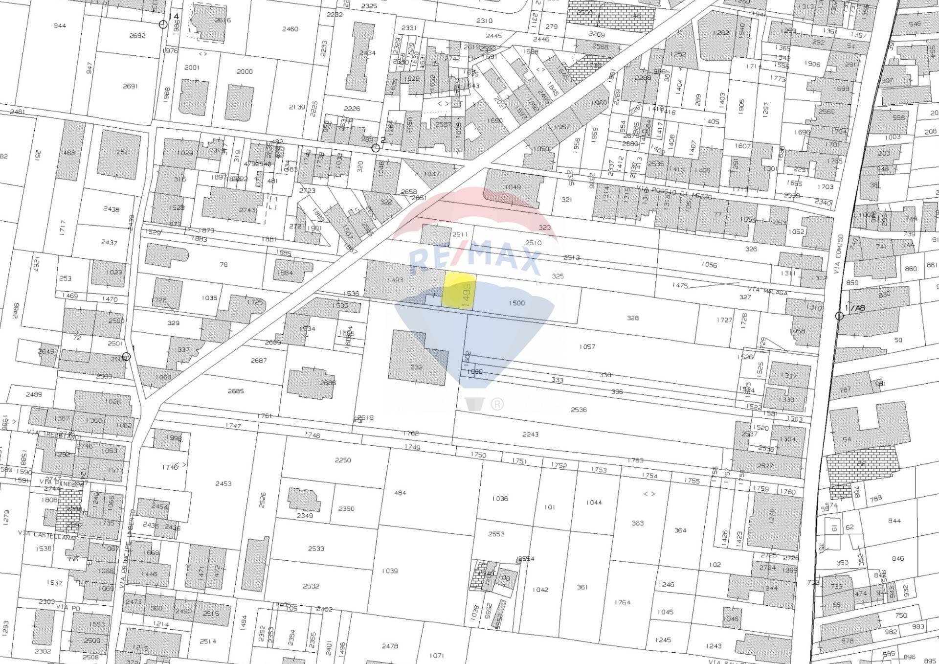 Pianta 2D - Terreno edificabile Via Carlo Lineo, Mazzarrone - planimetria 1