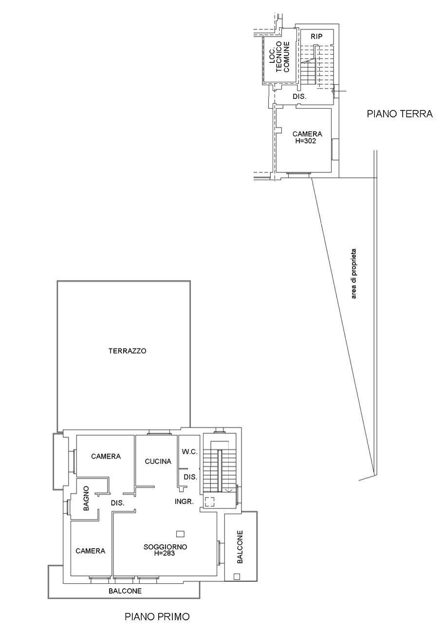 Villa Gavirate - planimetria 1