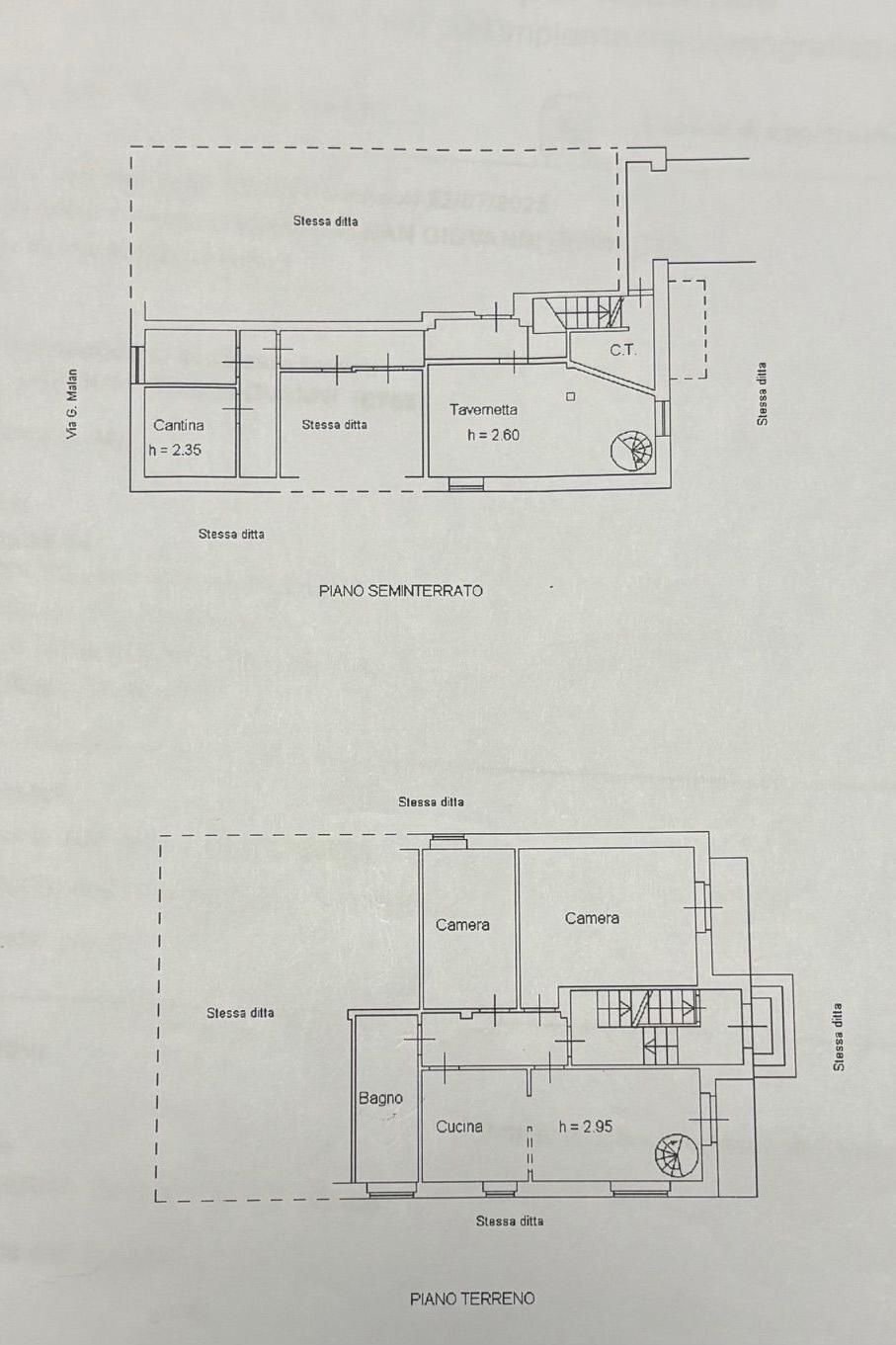 Quadrilocale via Giuseppe Malan, 20, Luserna San Giovanni - planimetria 1