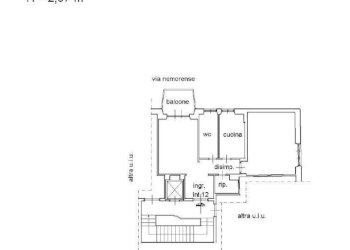 Planimetria - Two-room apartment via Nemorense, 188, Roma - photo 8