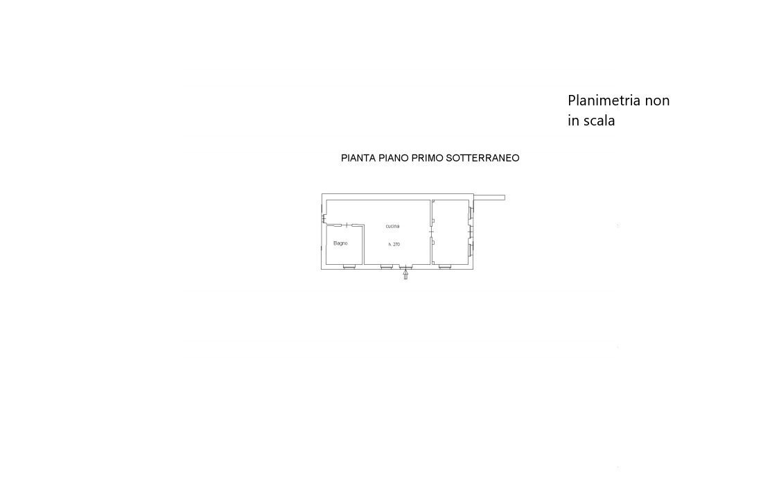 Rustico Case Buchere, Mombarcaro - planimetria 1