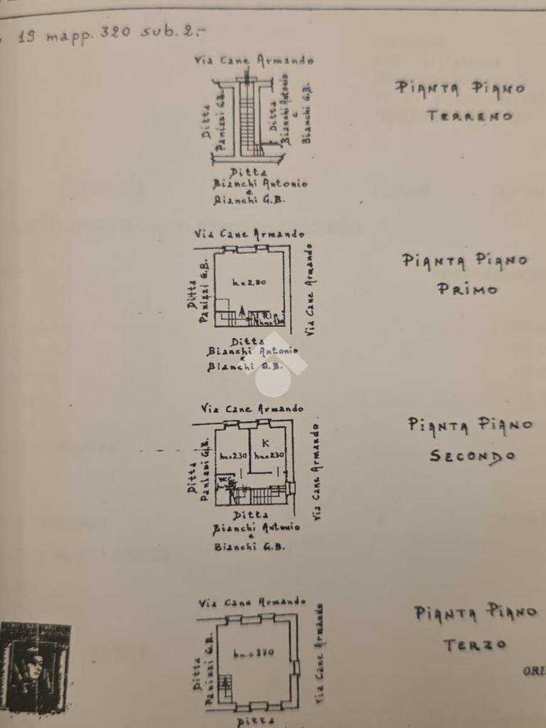 Four-room apartment Via Armando Cane, Badalucco - floor plans 1