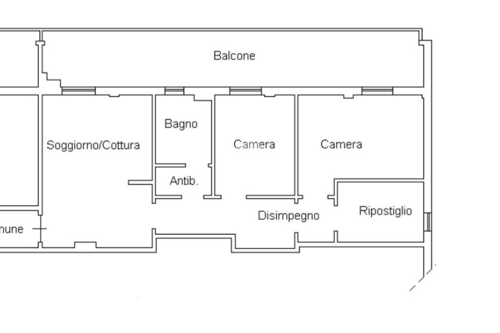 Quadrilocale Strada Provinciale per Langhirano, Langhirano - planimetria 1