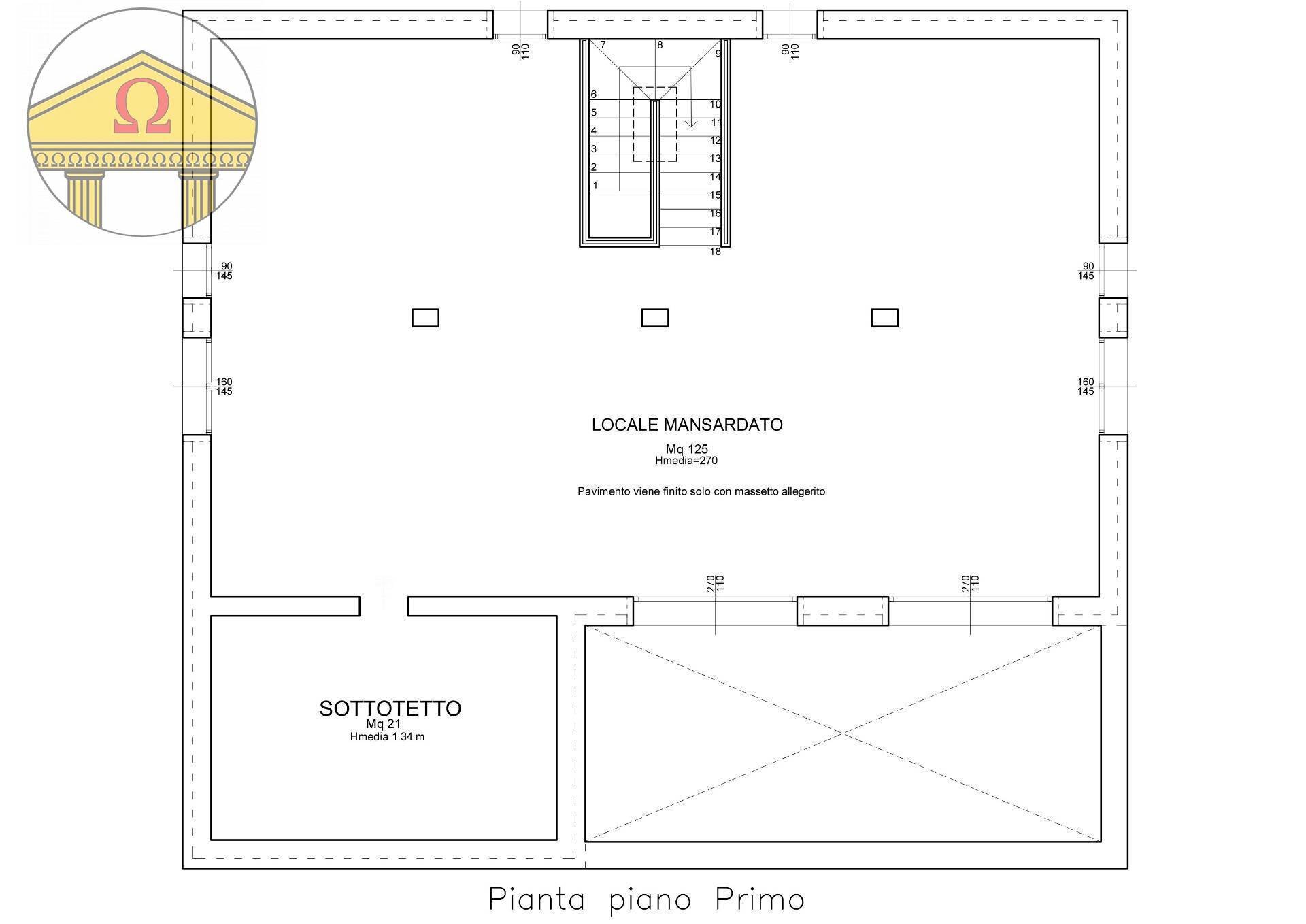 Foto 11 - Villa Carbonera - planimetria 1