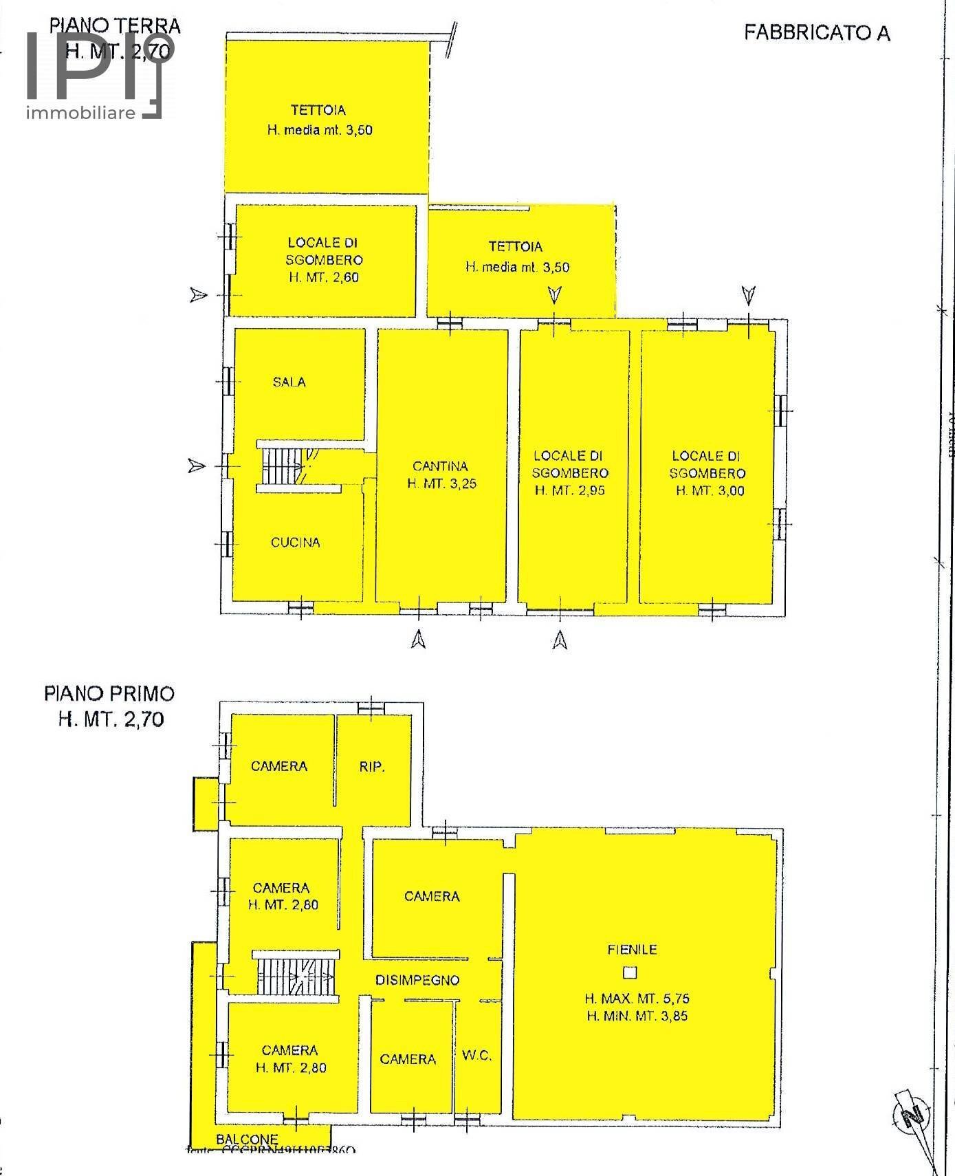 Foto 52 - Casa indipendente regione miscale
 
5, Montabone - planimetria 1