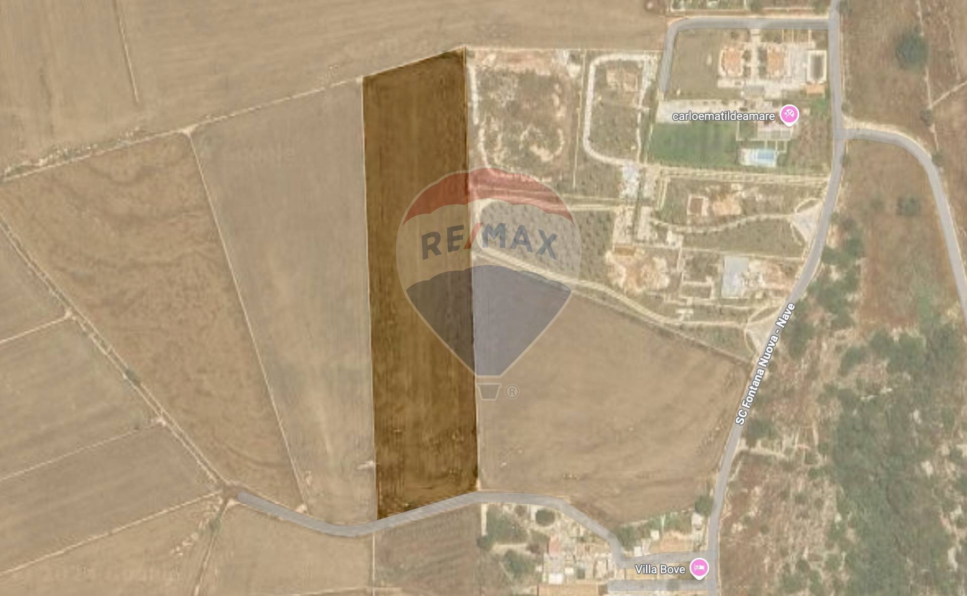 Posizione della mappa - Terreno edificabile villa bove, Ragusa - planimetria 1