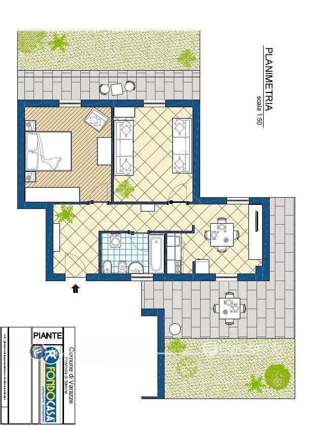 Foto 40 - Three-room apartment Via Lenché, Varazze - floor plans 1
