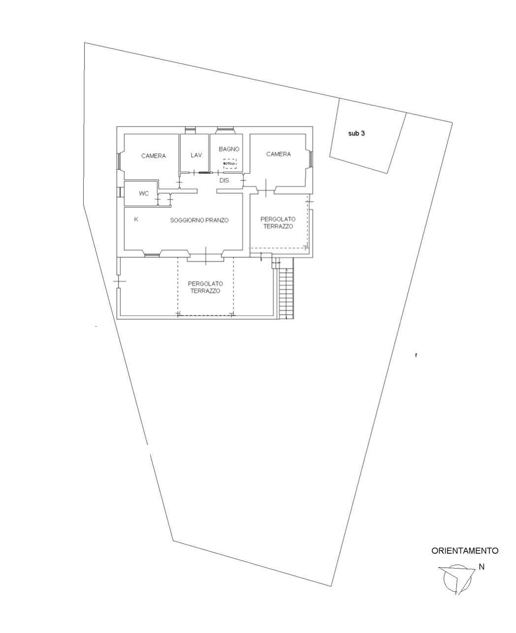 Foto 57 - Independent house Via Suor Gotteland
 
38, La Maddalena - floor plans 1