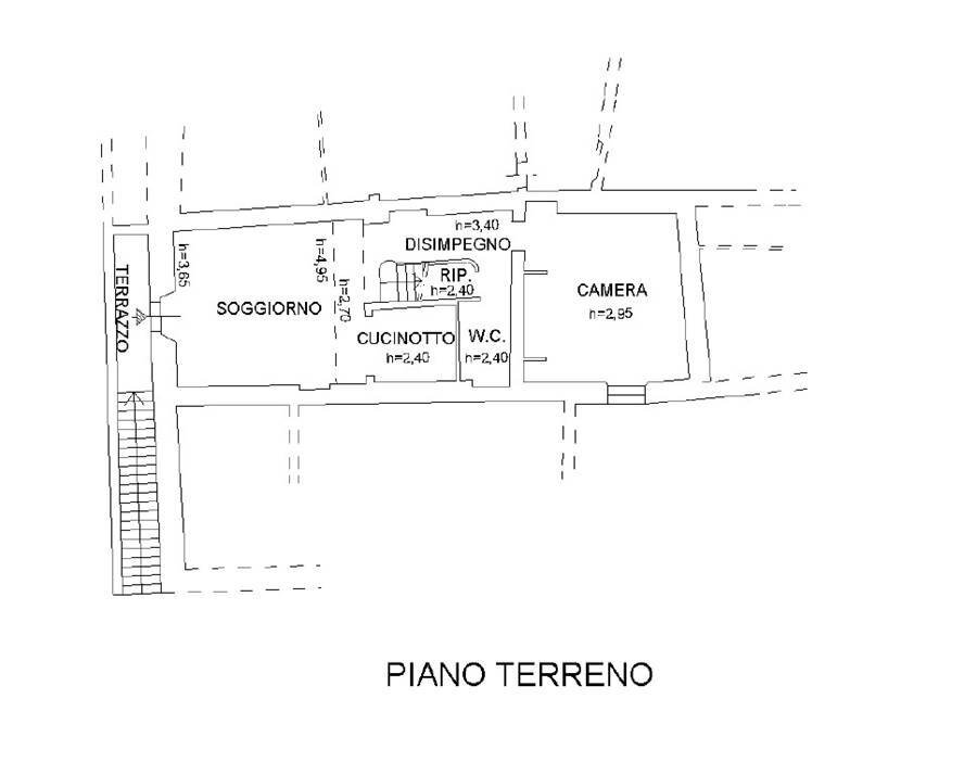 Foto 16 - Rustico Poggibonsi - planimetria 1