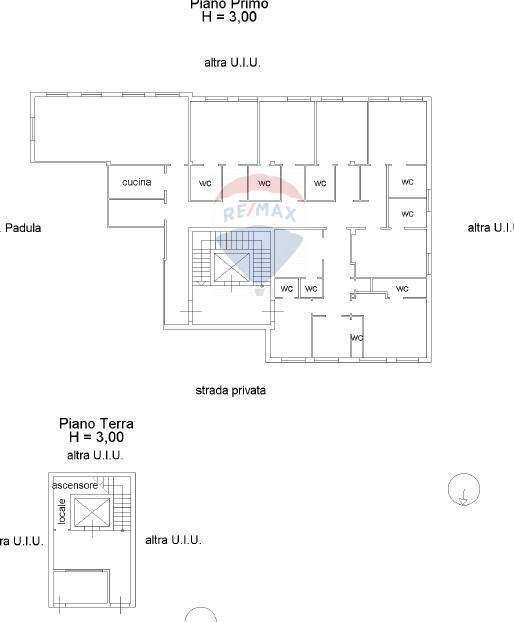 Pianta 2D - Capannone Via Domenico Padula, Napoli - planimetria 1