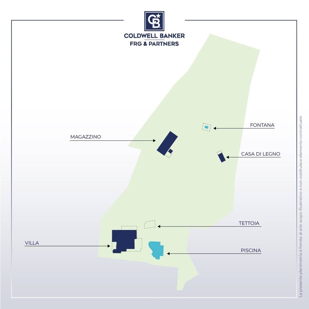 Foto 111 - Villa Via San Giorgio, Soriano nel Cimino - planimetria 1