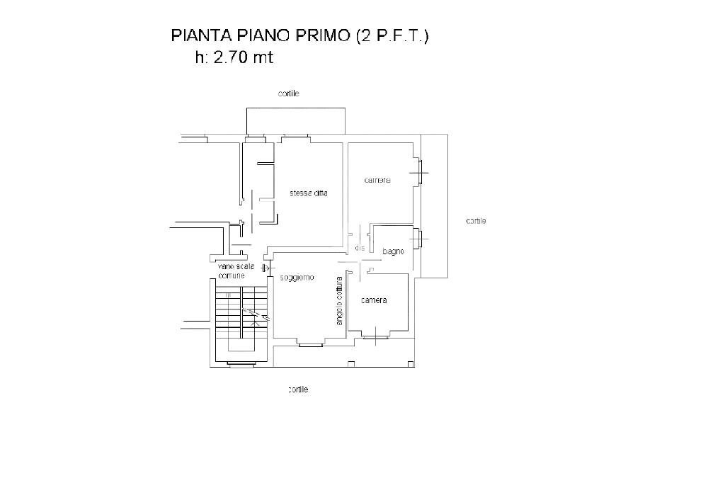 Trilocale Via Rita Levi Montalcini, Mappano - planimetria 1