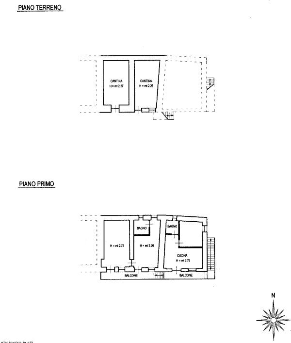 Casa semi indipendente Via Comba Carle, 31, Barge - planimetria 1