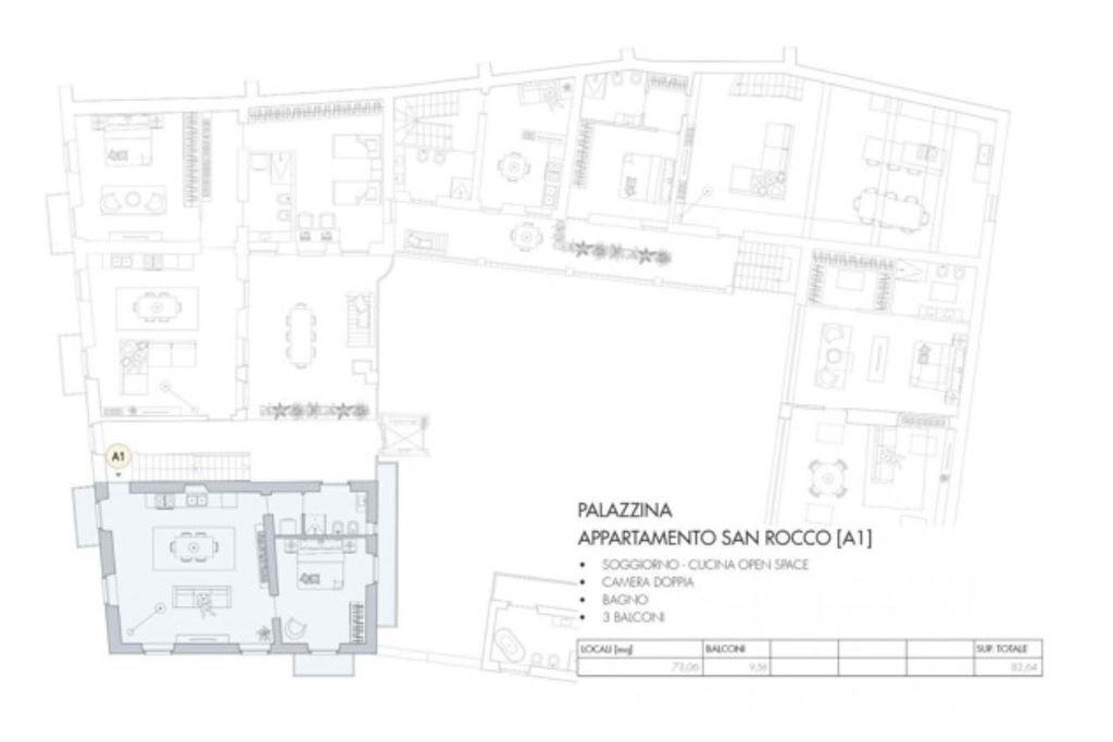 Stabile - Palazzo Via Martiri della Libertà, San Mauro Torinese - planimetria 1