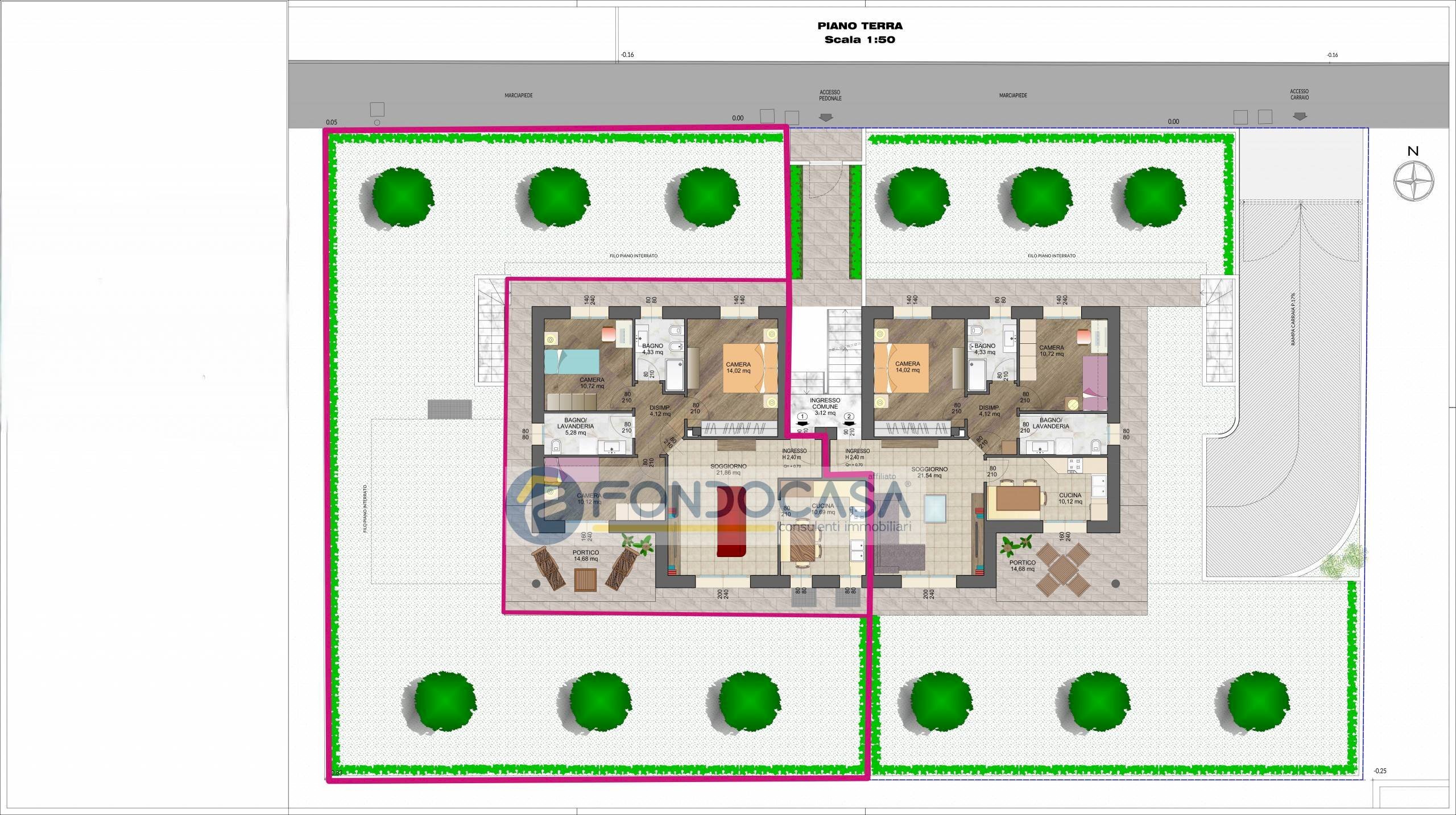 Foto 12 - Quadrilocale Ponti sul Mincio - planimetria 1