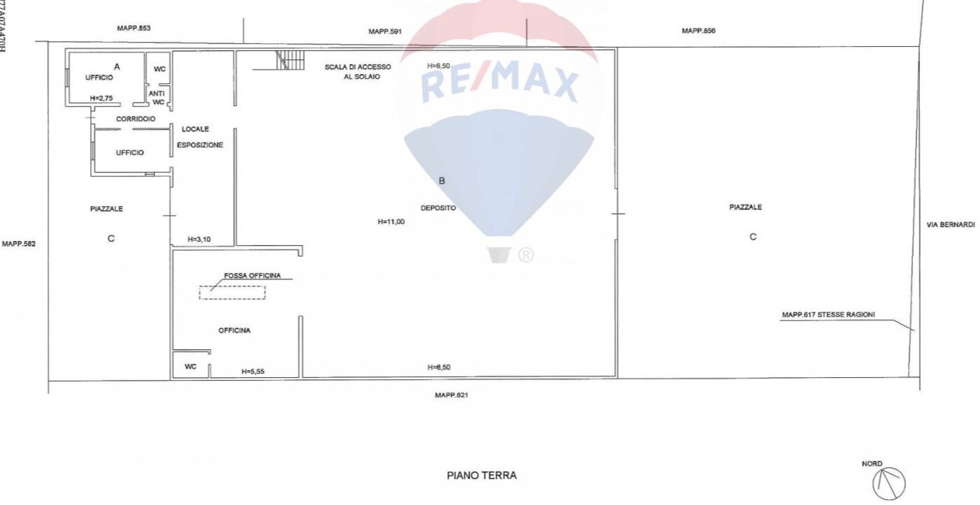 Pianta 2D - Capannone Casalmaggiore - planimetria 1