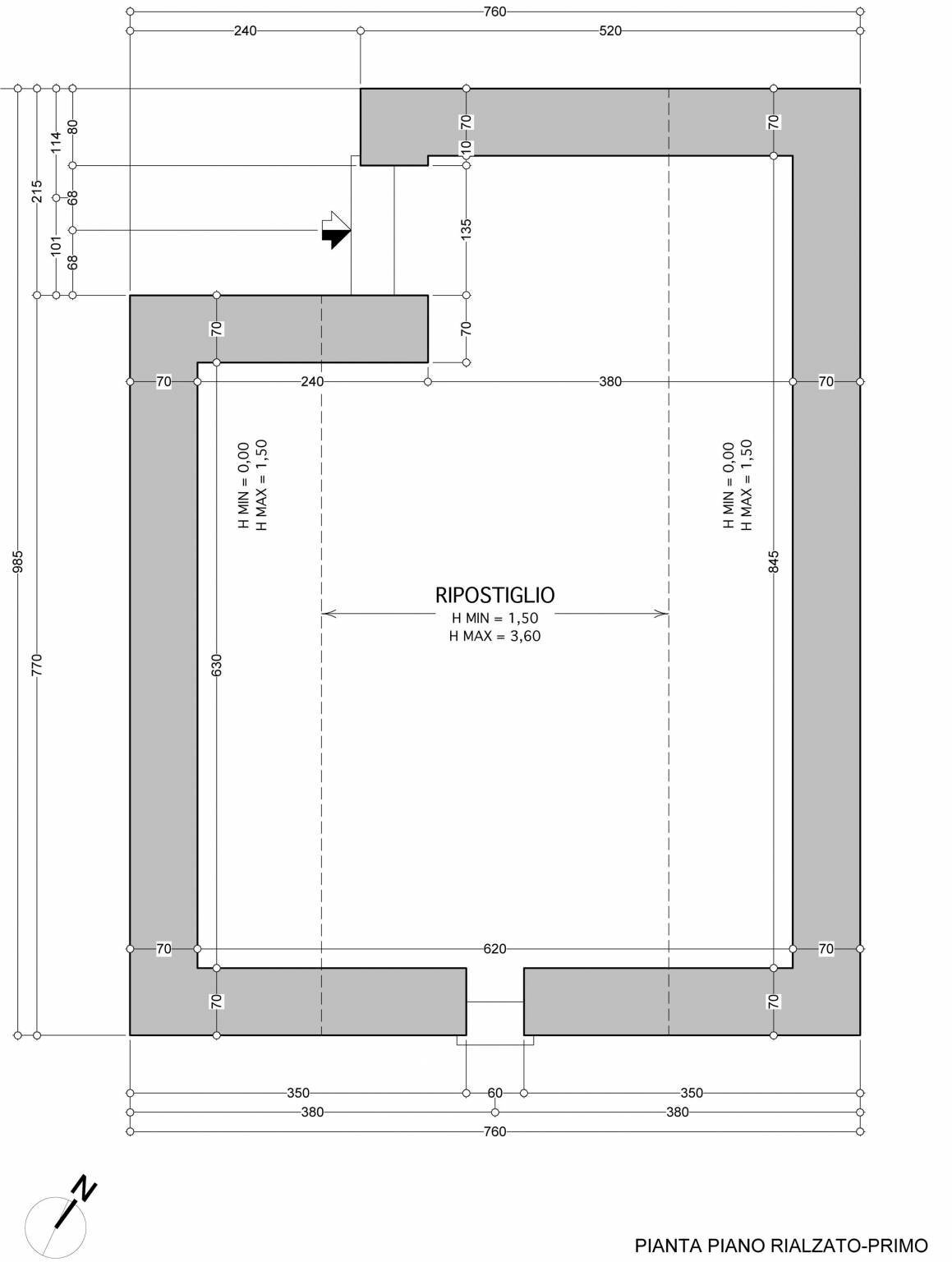 Rustico Craveggia - planimetria 1